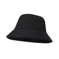 Solid Black - Front - Elevate NXT Unisex Adult Wicklow Recycled Sun Hat