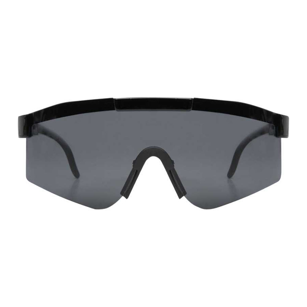 Solid Black - Front - Unisex Adult Ward Sport Sunglasses