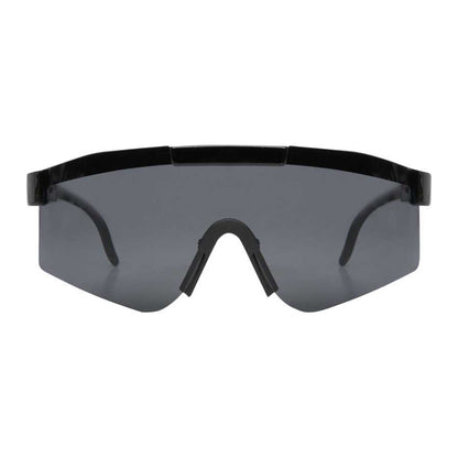 Solid Black - Front - Unisex Adult Ward Sport Sunglasses