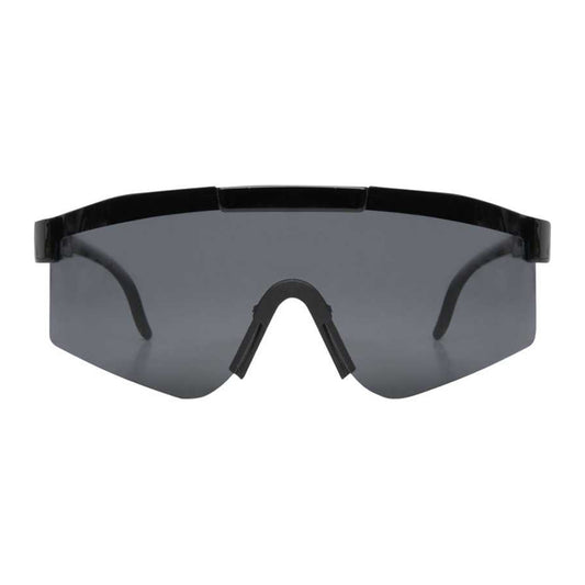 Solid Black - Front - Unisex Adult Ward Sport Sunglasses