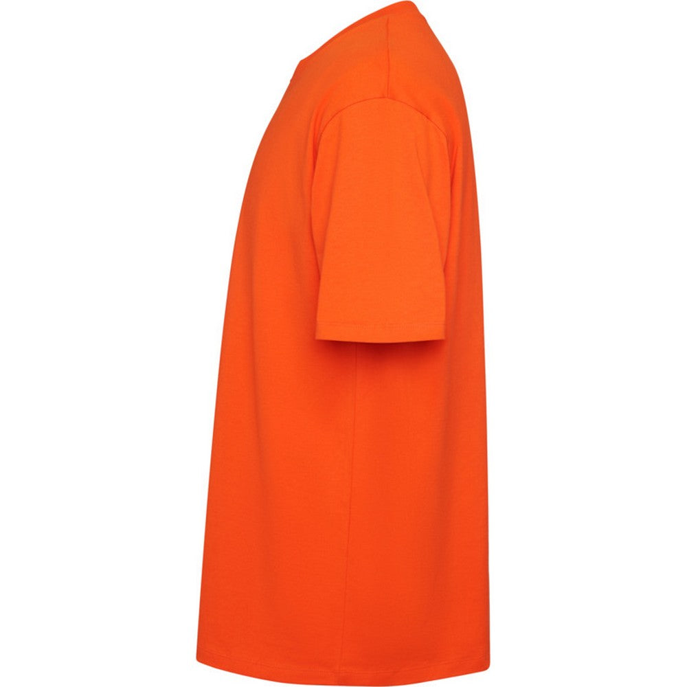 Fire Orange - Lifestyle - Roly Unisex Adult Bull Oversized Short-Sleeved T-Shirt