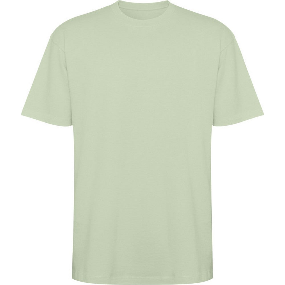 Mist Green - Front - Roly Unisex Adult Bull Oversized Short-Sleeved T-Shirt