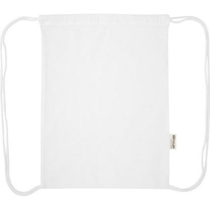White - Front - Floso Oregon Recycled 5L Drawstring Bag