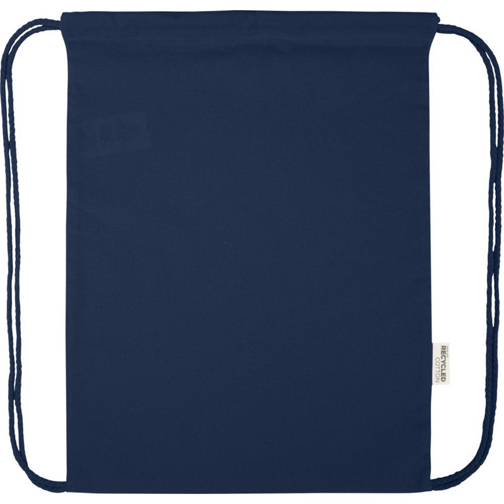 Navy - Front - Floso Oregon Recycled 5L Drawstring Bag