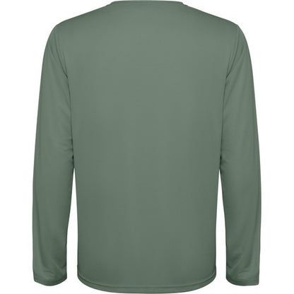 Laurel Green - Back - Roly Unisex Adult Estoril Long-Sleeved T-Shirt