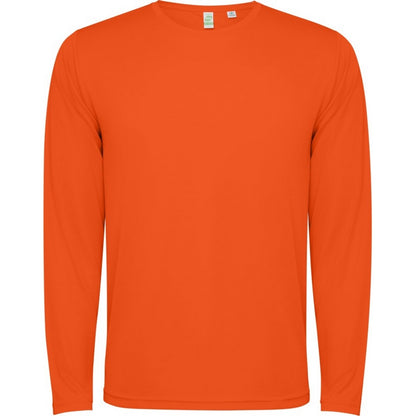 Fire Orange - Front - Roly Unisex Adult Estoril Long-Sleeved T-Shirt