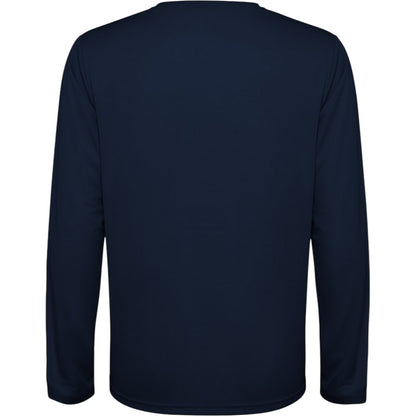 Navy Blue - Back - Roly Unisex Adult Estoril Long-Sleeved T-Shirt