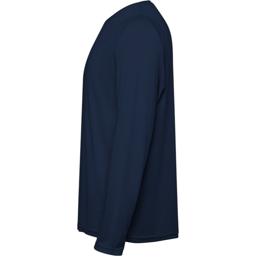 Navy Blue - Side - Roly Unisex Adult Estoril Long-Sleeved T-Shirt