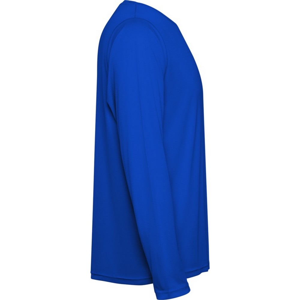 Royal Blue - Side - Roly Unisex Adult Estoril Long-Sleeved T-Shirt