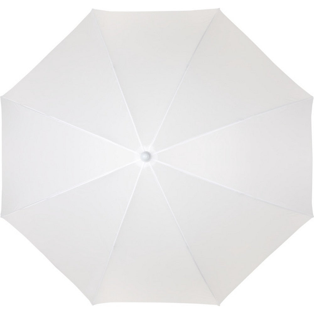 White - Back - Floso Zenith Beach Stick Umbrella