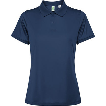 Navy Blue - Front - Roly Womens-Ladies Tormo Short-Sleeved Polo Shirt