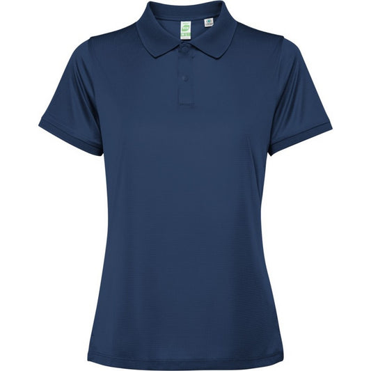 Navy Blue - Front - Roly Womens-Ladies Tormo Short-Sleeved Polo Shirt