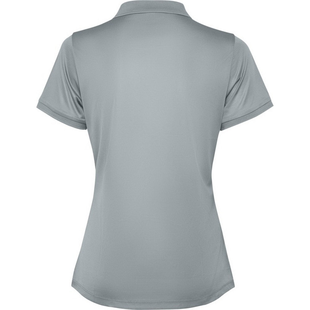 Grey - Back - Roly Womens-Ladies Tormo Short-Sleeved Polo Shirt