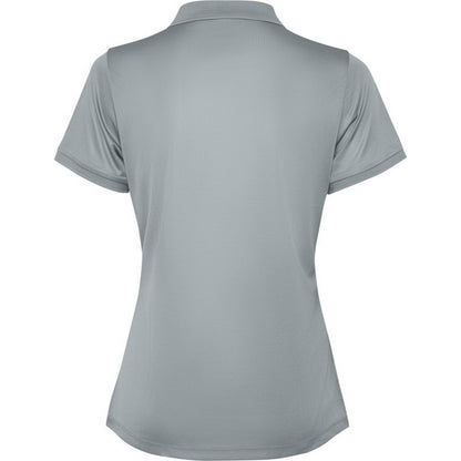 Grey - Back - Roly Womens-Ladies Tormo Short-Sleeved Polo Shirt