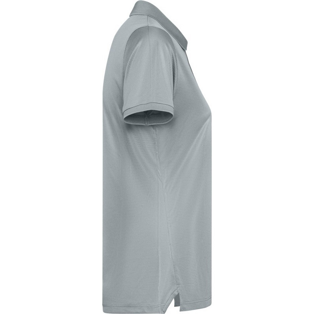 Grey - Side - Roly Womens-Ladies Tormo Short-Sleeved Polo Shirt