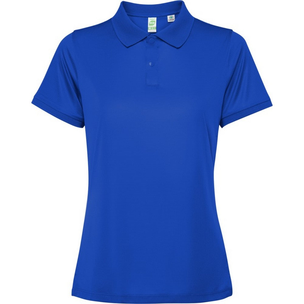 Royal Blue - Front - Roly Womens-Ladies Tormo Short-Sleeved Polo Shirt