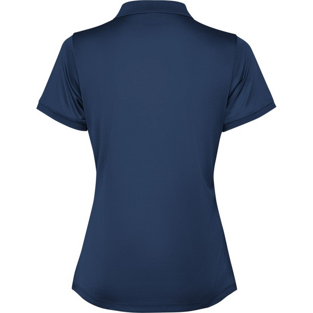 Navy Blue - Back - Roly Womens-Ladies Tormo Short-Sleeved Polo Shirt