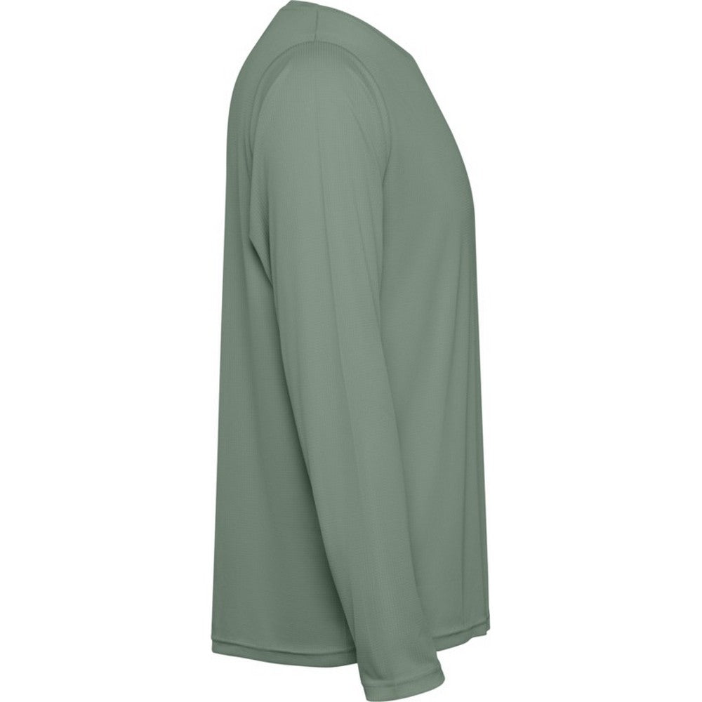 Laurel Green - Side - Roly Childrens-Kids Estoril Long-Sleeved T-Shirt