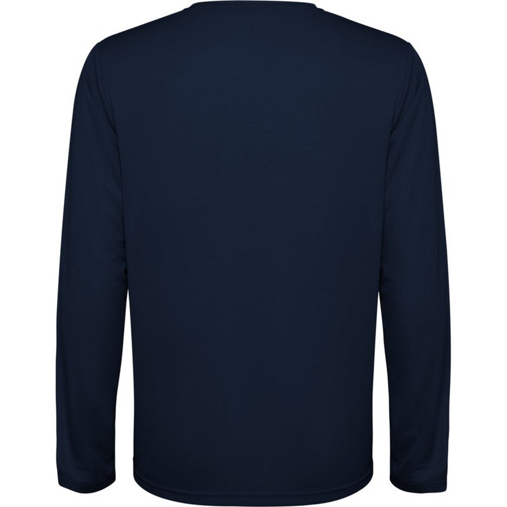 Navy Blue - Back - Roly Childrens-Kids Estoril Long-Sleeved T-Shirt