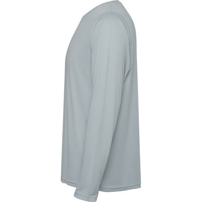 Grey - Lifestyle - Roly Childrens-Kids Estoril Long-Sleeved T-Shirt