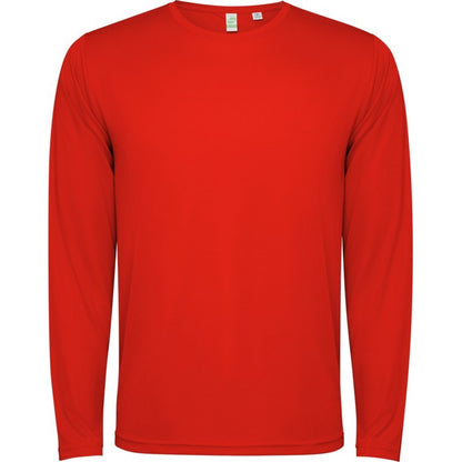 Red - Front - Roly Childrens-Kids Estoril Long-Sleeved T-Shirt