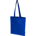 Royal Blue - Front - Floso Madras Recycled Cotton 7L Tote Bag