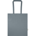 Grey - Back - Floso Madras Recycled Cotton 7L Tote Bag