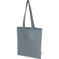 Grey - Front - Floso Madras Recycled Cotton 7L Tote Bag