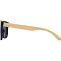 Silver - Side - Floso Unisex Adult Tan Bamboo Sunglasses