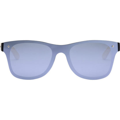 Silver - Front - Floso Unisex Adult Tan Bamboo Sunglasses