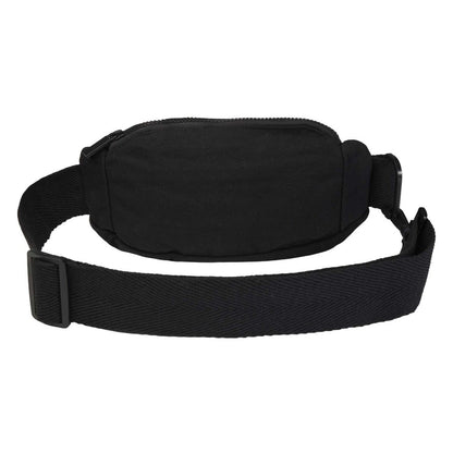 Solid Black - Back - Floso Aware Recycled Crossbody Bag