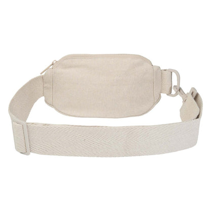 Oatmeal - Back - Floso Aware Recycled Crossbody Bag