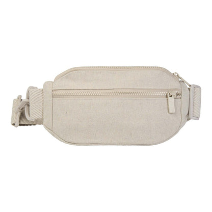 Oatmeal - Side - Floso Aware Recycled Crossbody Bag