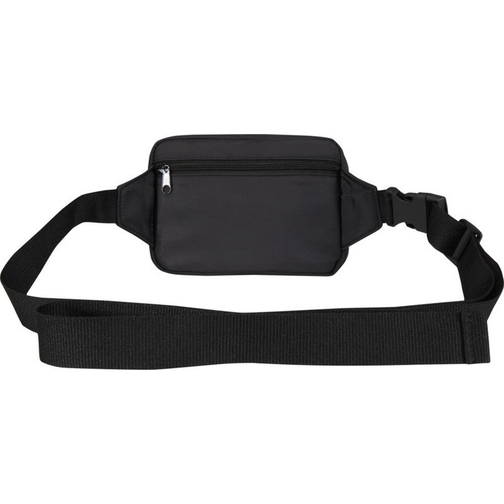 Solid Black - Back - Floso Aware Recycled Crossbody Bag