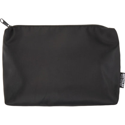 Solid Black - Front - Floso Aware Recycled 2L Toiletry Bag
