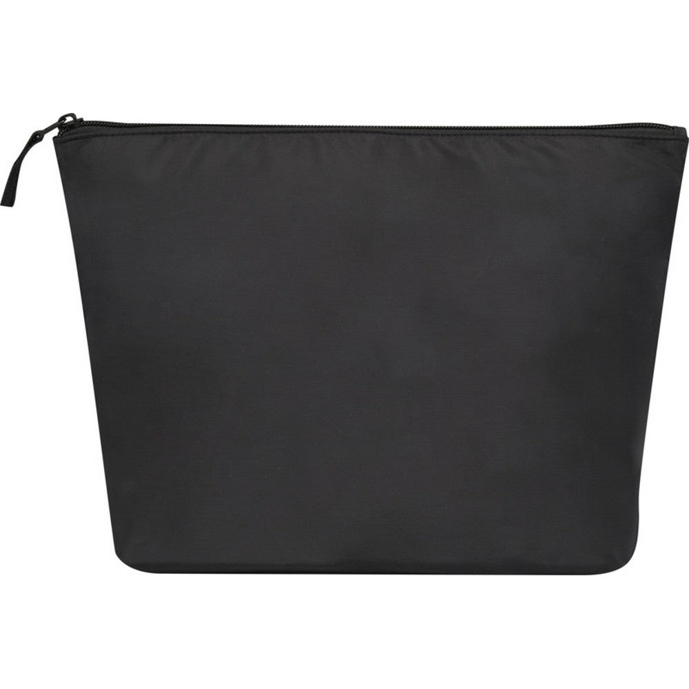 Solid Black - Back - Floso Swift Recycled Toiletry Bag (Pack of 2)