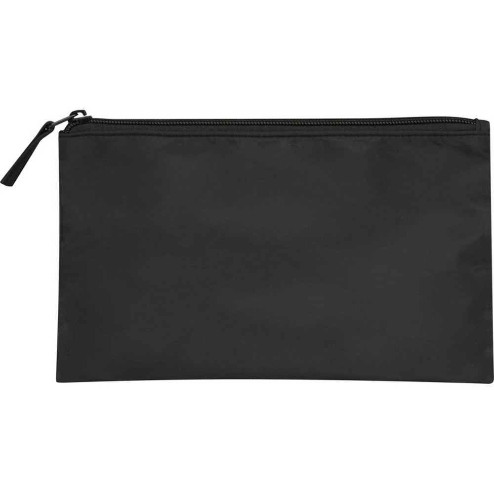 Solid Black - Side - Floso Swift Recycled Toiletry Bag (Pack of 2)