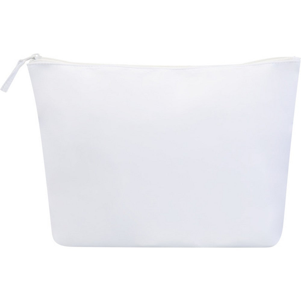 White - Back - Floso Swift Recycled Toiletry Bag (Pack of 2)