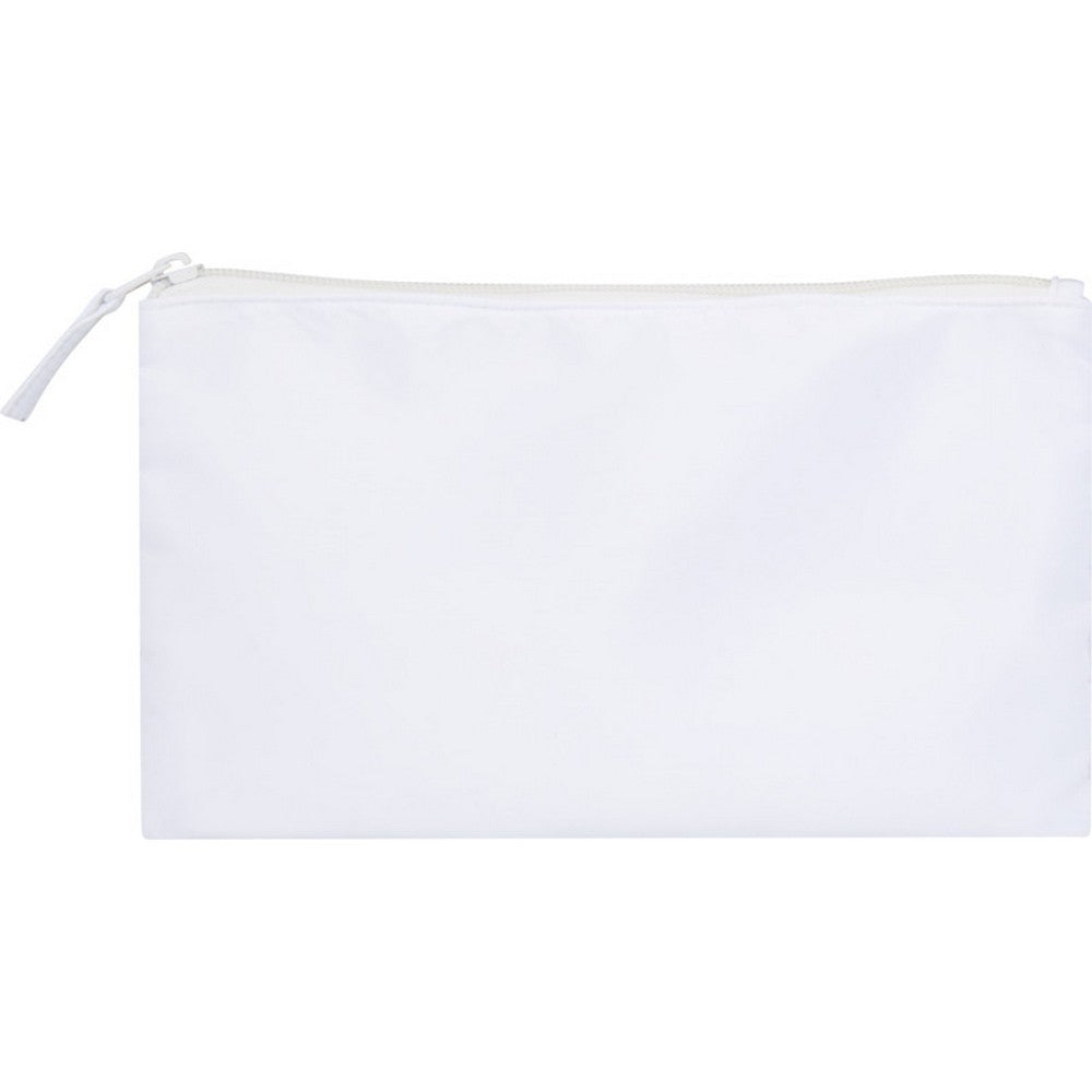 White - Side - Floso Swift Recycled Toiletry Bag (Pack of 2)