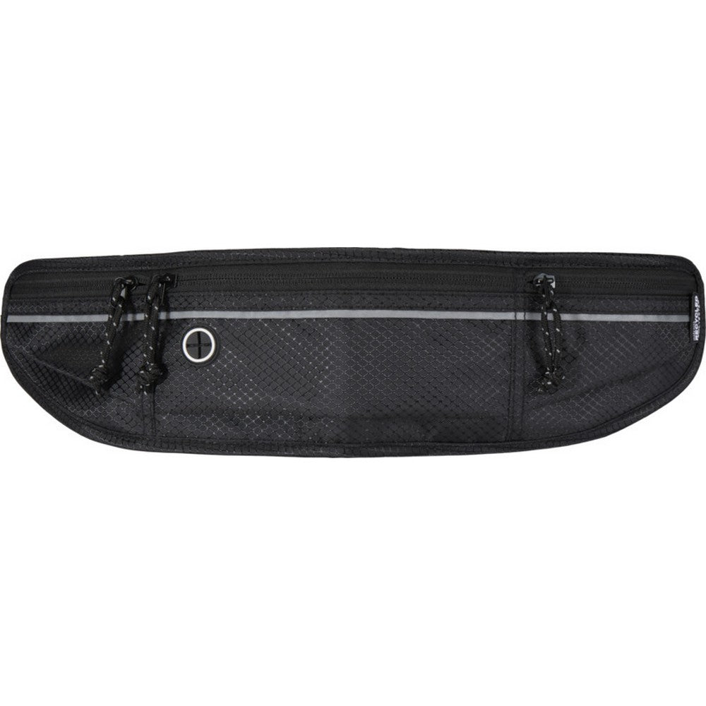 Solid Black - Side - Floso Nomad Recycled Running Waist Bag
