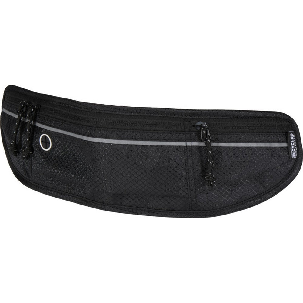 Solid Black - Lifestyle - Floso Nomad Recycled Running Waist Bag