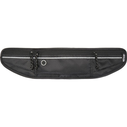 Solid Black - Front - Floso Nomad Recycled Running Waist Bag