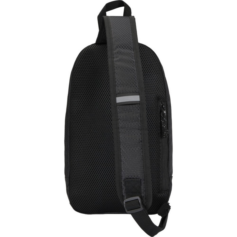 Solid Black - Back - Floso Nomad Recycled Cross Body 6L Hydration Pack