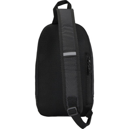 Solid Black - Back - Floso Nomad Recycled Cross Body 6L Hydration Pack
