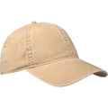 Oatmeal - Side - Elevate NXT Grafton Washed 6 Panel Baseball Cap