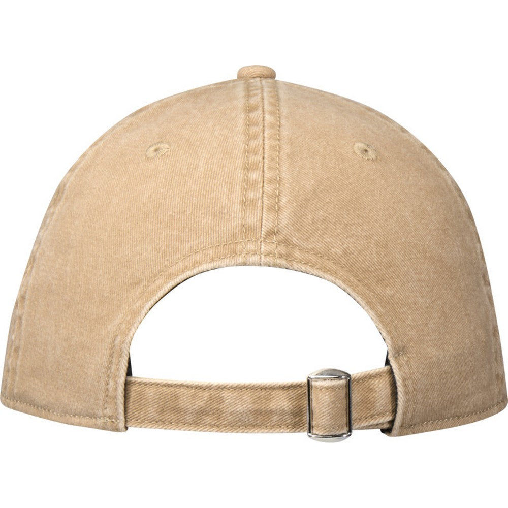 Oatmeal - Back - Elevate NXT Grafton Washed 6 Panel Baseball Cap