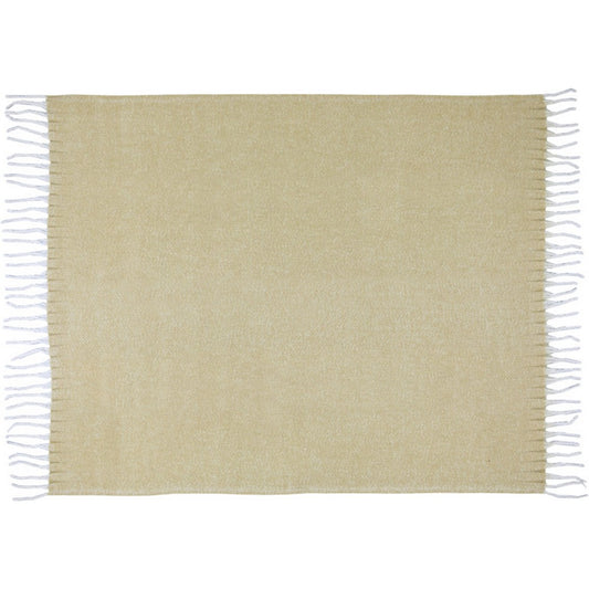 Beige - Front - Floso Dolly Recycled Polyester Recycled Blanket