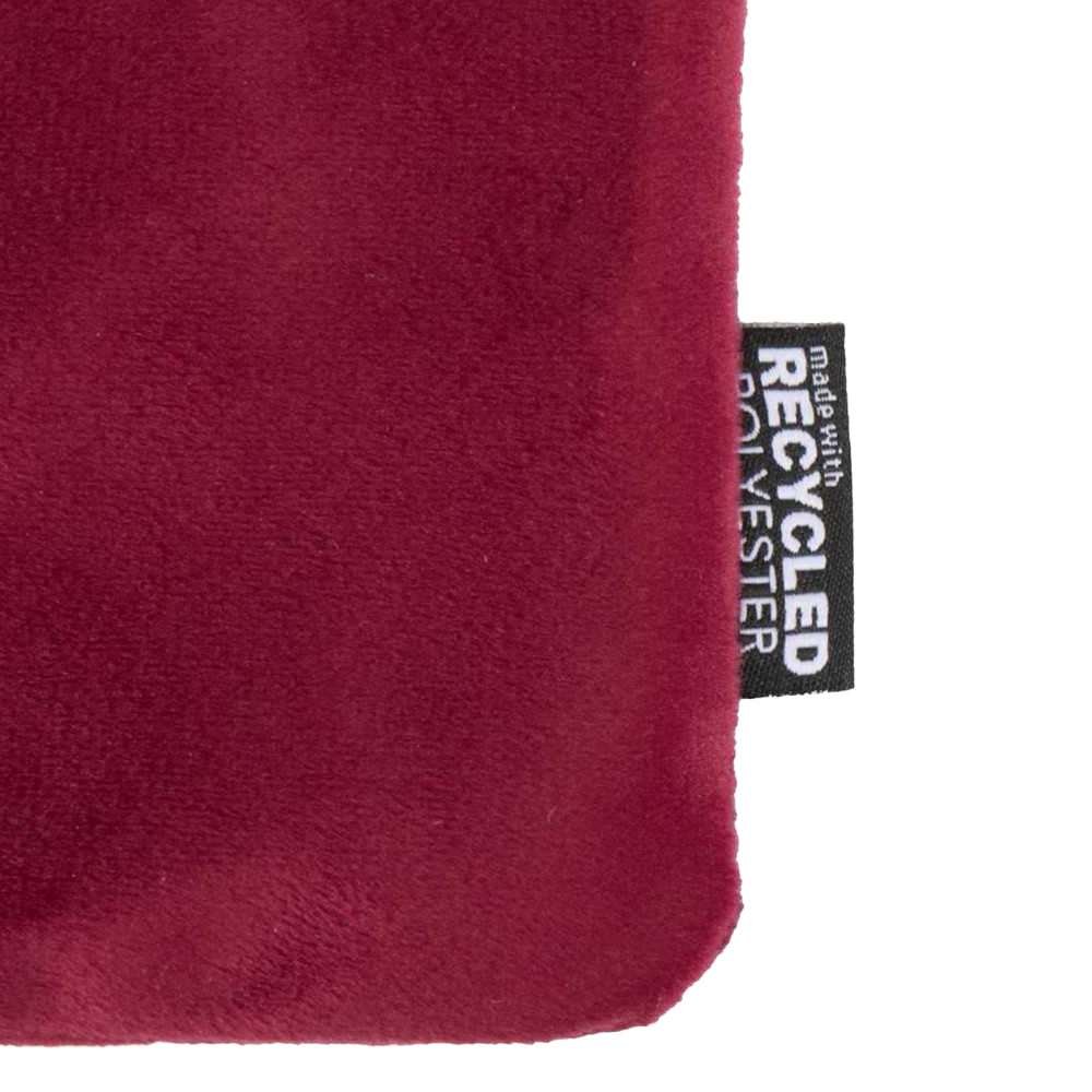 Burgundy - Lifestyle - Floso Swift Velvet Recycled Toiletry Bag (Pack of 2)