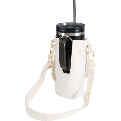 Off White - Pack Shot - Floso Recycled Polyester 2L Bottle Bag