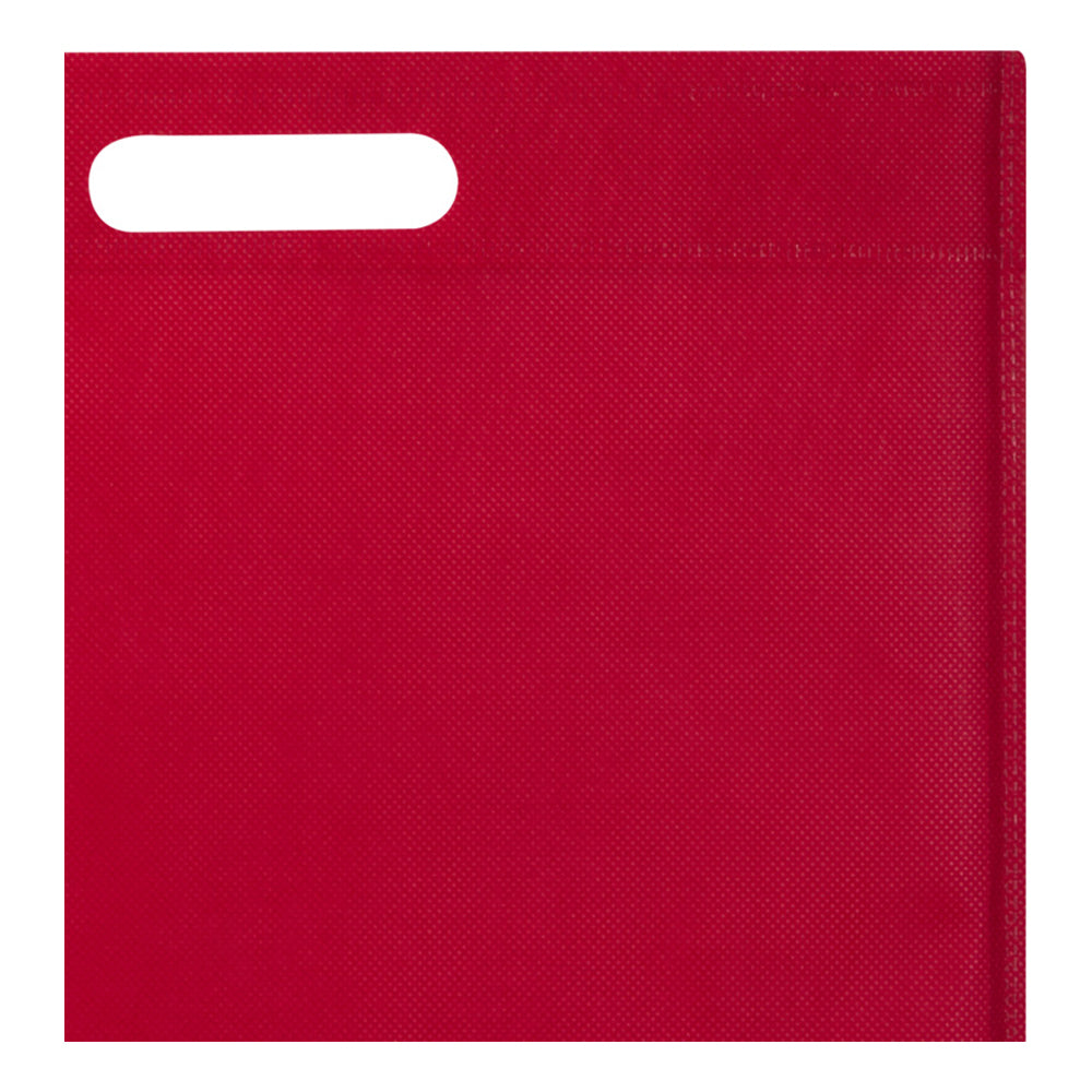 Red - Back - Floso EcoSeal Non-Woven Recycled 5L Tote Bag